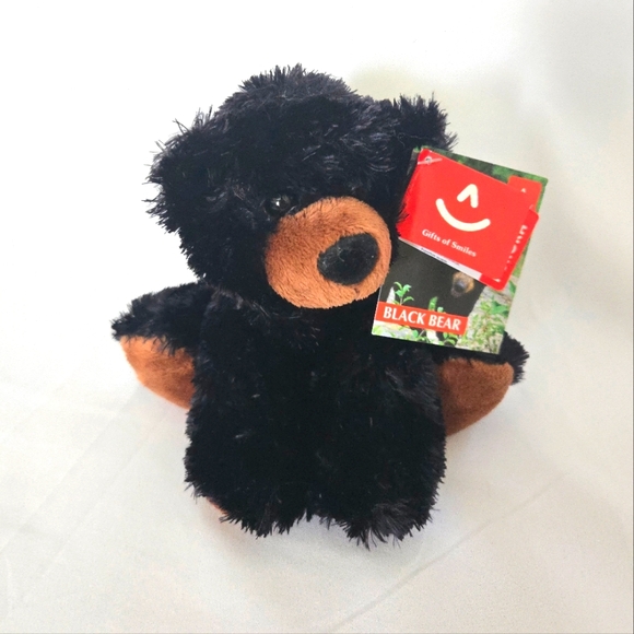 ( Aurora ) 'Gifts Of Smiles' Black Bear Stuffed Animal, NWT - Picture 1 of 7